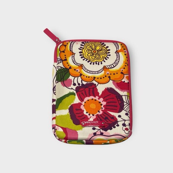 VERA BRADLEY Tablet E-Reader Sleeve Case Zip Around Clementine - Picture 5 of 6
